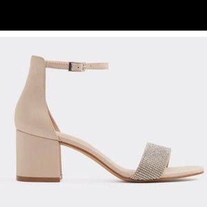 Beautiful low heels with sparkle and class